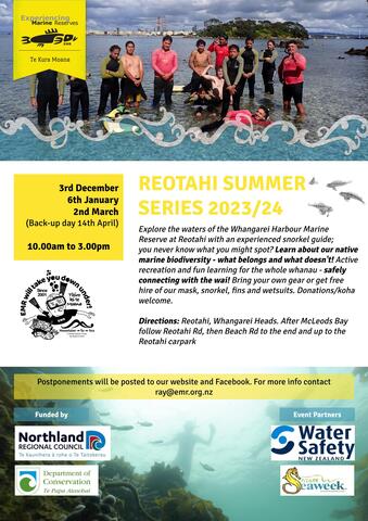 Reotahi Summer Series Poster 23 24